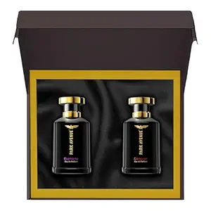 Park Avenue For Him | Luxury Perfume Gift Set for Men | 2 x 100ml | Euphoria & Conquer | Long Lasting EDP | Amber | Musk | Premium Fragrance
